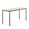 Pöytä BORÅS 1800x700x900 mm, koivulaminaatti, antrasiitinharmaa