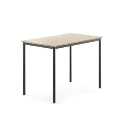 Pöytä BORÅS 1200x800x900 mm, koivulaminaatti, antrasiitinharmaa