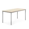 Pöytä BORÅS 1600x800x760 mm, koivulaminaatti, hopeanharmaa