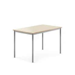 Pöytä BORÅS 1200x800x760 mm, koivulaminaatti, hopeanharmaa