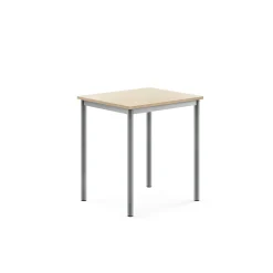Pöytä BORÅS 700x600x760 mm, koivulaminaatti, hopeanharmaa
