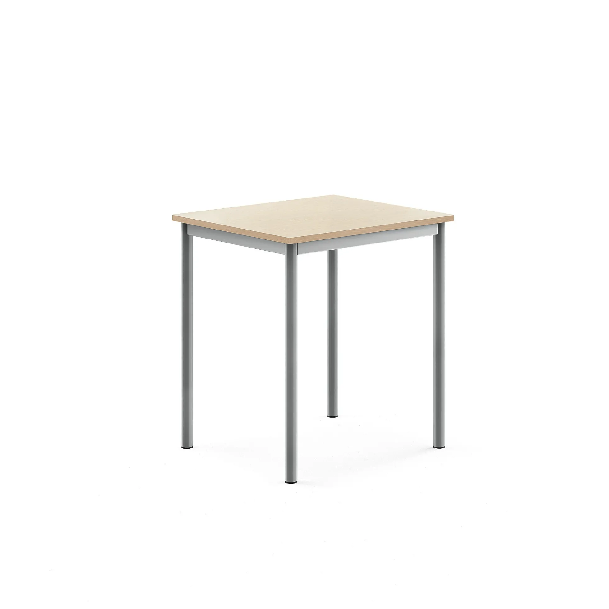Pöytä BORÅS 700x600x760 mm, koivulaminaatti, hopeanharmaa