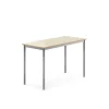 Pöytä BORÅS 1200x600x760 mm, koivulaminaatti, hopeanharmaa