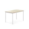 Pöytä BORÅS 1200x800x760 mm, koivulaminaatti, valkoinen