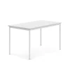 Pöytä BORÅS 1400x800x760 mm, valkoinen laminaatti, valkoinen