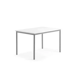 Pöytä BORÅS 1200x800x720 mm, valkotaulupöytälevy, alumiininharmaa