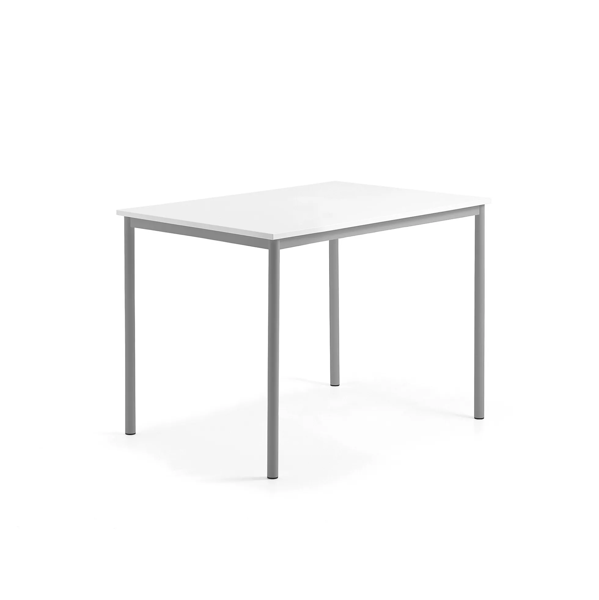 Pöytä BORÅS 1200x800x900 mm, valkotaulupöytälevy, alumiininharmaa