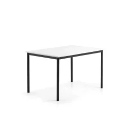 Pöytä BORÅS 1200x800x720 mm, valkotaulupöytälevy, antrasiitti