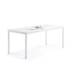 Pöytä BORÅS 1800x800x720 mm, valkotaulupöytälevy, valkoinen