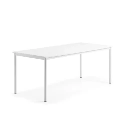 Pöytä BORÅS 1800x800x720 mm, valkotaulupöytälevy, valkoinen
