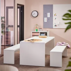 Pöytä CONNECT 1800x800x720 mm, valkoinen