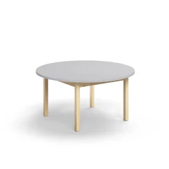 Pöytä DECIBEL Ø1200x590 mm, ääntä vaimentava korkeapainelaminaatti HPL, harmaa