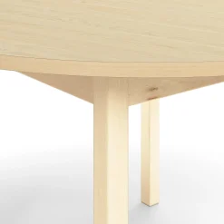 Pöytä DECIBEL Ø1200x530 mm, ääntä vaimentava korkeapainelaminaatti HPL, koivu