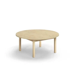 Pöytä DECIBEL Ø1200x530 mm, ääntä vaimentava linoleumi, beige