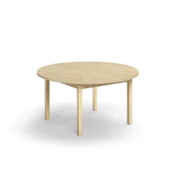 Pöytä DECIBEL Ø1200x590 mm, ääntä vaimentava linoleumi, beige
