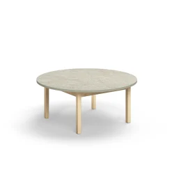 Pöytä DECIBEL Ø1200x530 mm, ääntä vaimentava linoleumi, harmaa