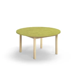 Pöytä DECIBEL Ø1200x590 mm, ääntä vaimentava linoleumi, vihreä
