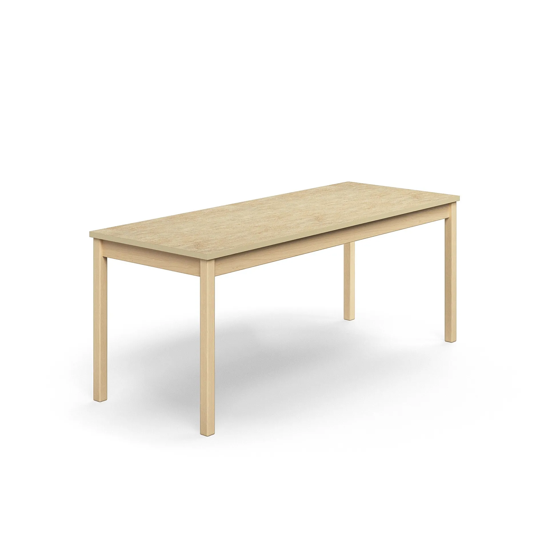 Pöytä DECIBEL 1800x700x720 mm, beige linoleumi, koivu