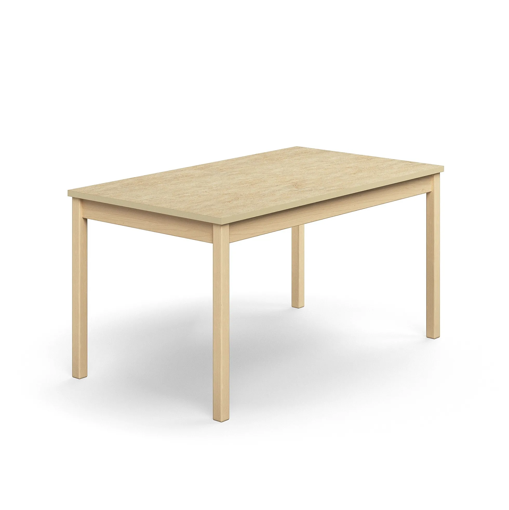 Pöytä DECIBEL 1400x800x720 mm, beige linoleumi, koivu