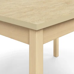 Pöytä DECIBEL 1200x700x720 mm, beige linoleumi, koivu