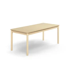 Pöytä DECIBEL 1800x800x720 mm, ääntä vaimentava korkeapainelaminaatti HPL, koivu