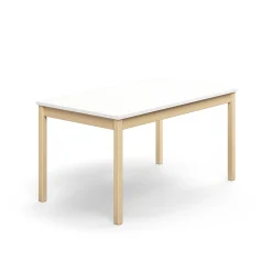 Pöytä DECIBEL 1400x800x720 mm, ääntä vaimentava korkeapainelaminaatti HPL, valkoinen