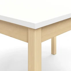 Pöytä DECIBEL 1200x700x720 mm, ääntä vaimentava korkeapainelaminaatti HPL, valkoinen