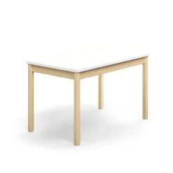 Pöytä DECIBEL 1200x700x720 mm, ääntä vaimentava korkeapainelaminaatti HPL, valkoinen