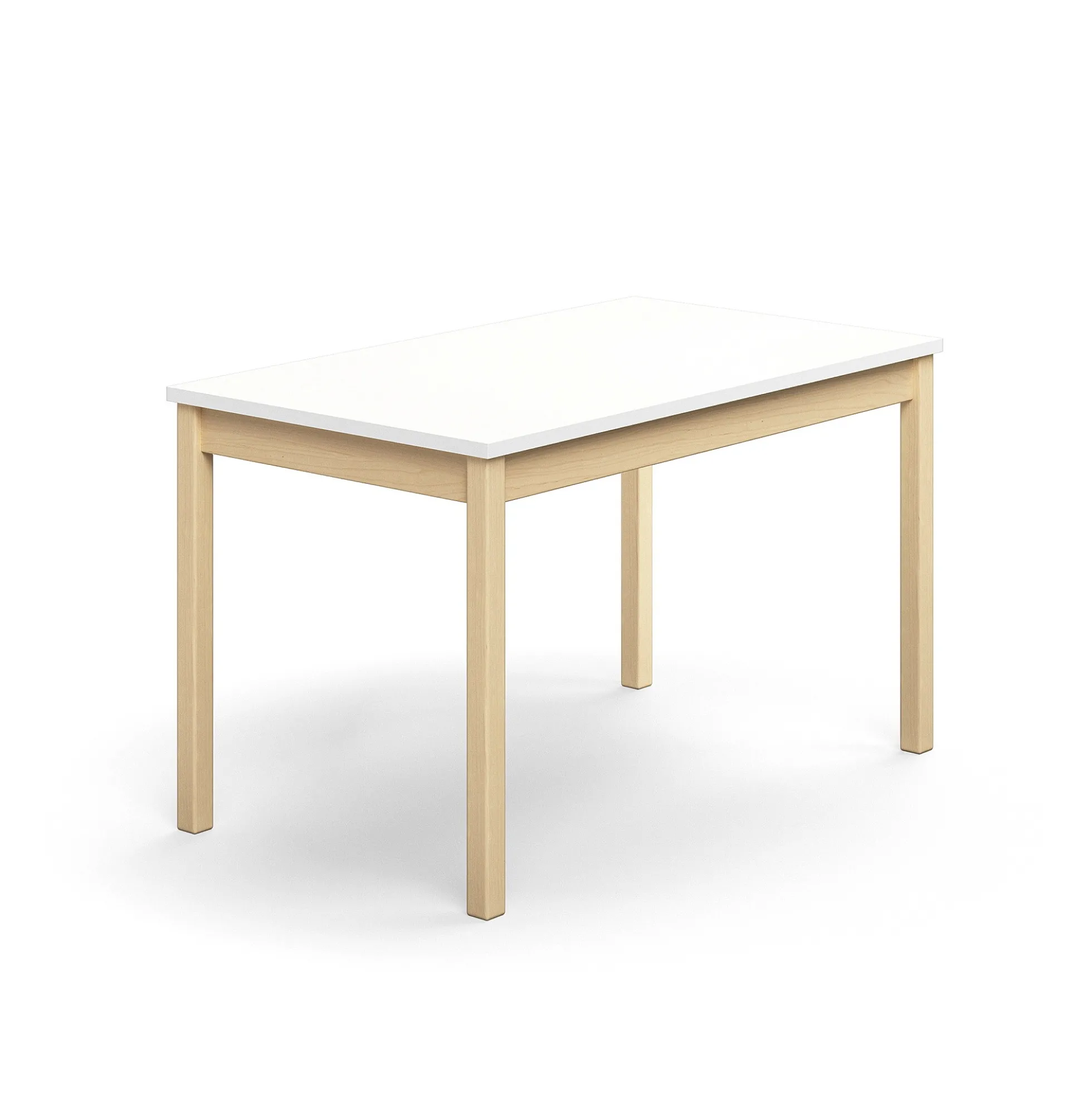Pöytä DECIBEL 1200x700x720 mm, ääntä vaimentava korkeapainelaminaatti HPL, valkoinen