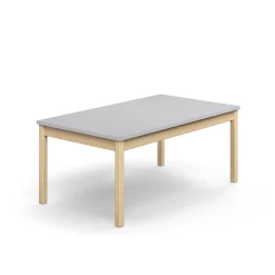 Pöytä DECIBEL 1400x800x590 mm, ääntä vaimentava korkeapainelaminaatti HPL, harmaa