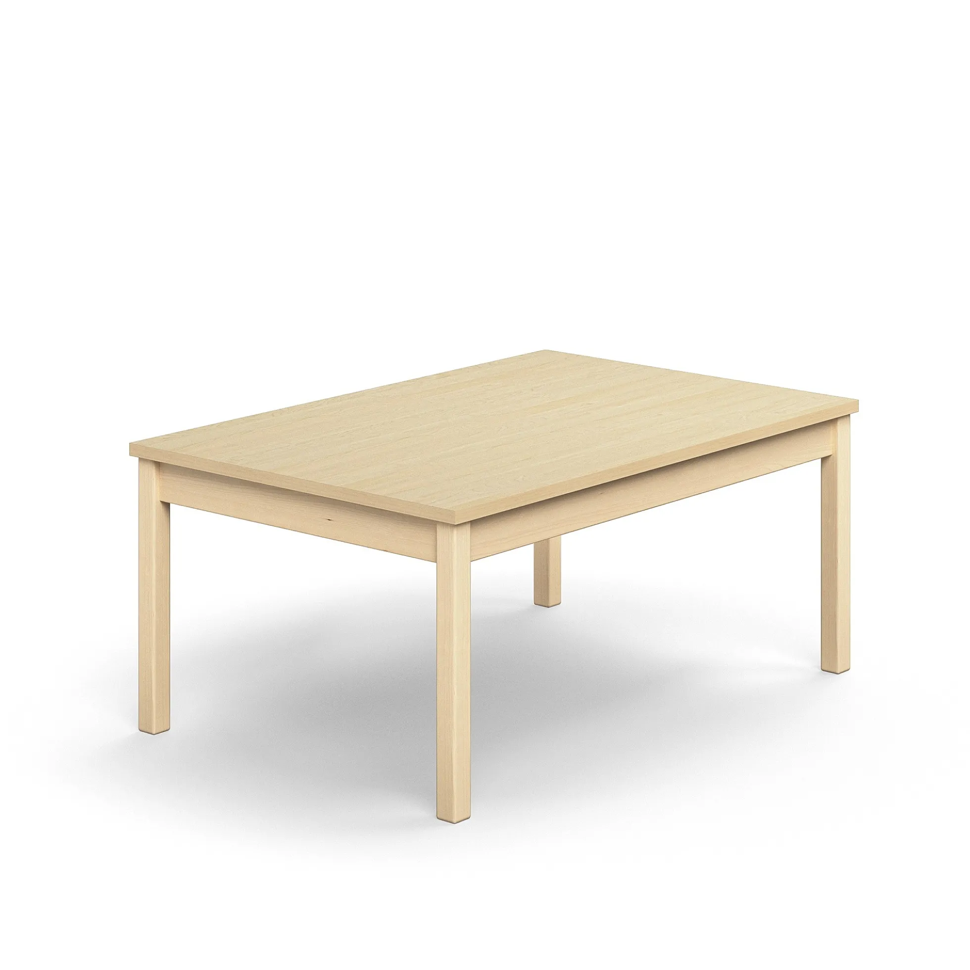 Pöytä DECIBEL 1200x800x530 mm, ääntä vaimentava korkeapainelaminaatti HPL, koivu
