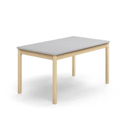 Pöytä DECIBEL 1400x800x720 mm, ääntä vaimentava korkeapainelaminaatti HPL, harmaa