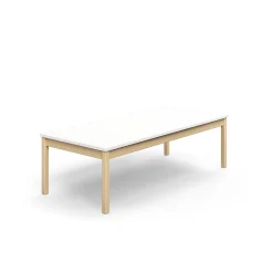 Pöytä DECIBEL 1800x800x530 mm, ääntä vaimentava korkeapainelaminaatti HPL, valkoinen