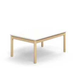 Pöytä DECIBEL 1200x800x530 mm, ääntä vaimentava korkeapainelaminaatti HPL, valkoinen