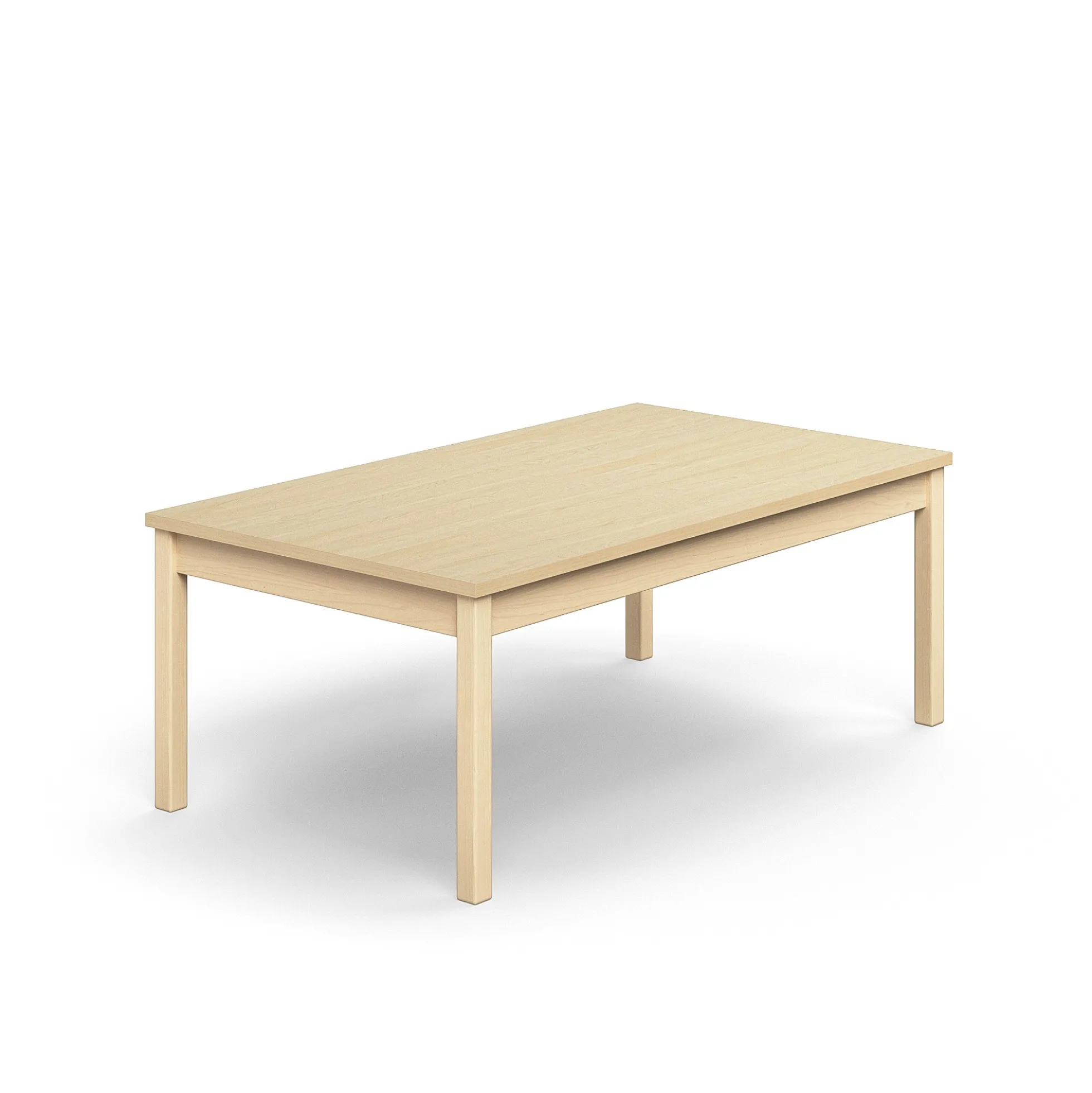 Pöytä DECIBEL 1400x800x530 mm, ääntä vaimentava korkeapainelaminaatti HPL, koivu