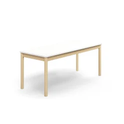 Pöytä DECIBEL 1800x700x720 mm, ääntä vaimentava korkeapainelaminaatti HPL, valkoinen