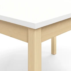 Pöytä DECIBEL 1800x800x720 mm, ääntä vaimentava korkeapainelaminaatti HPL, valkoinen
