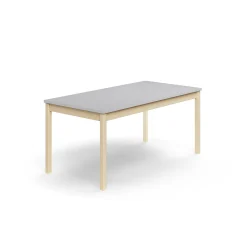 Pöytä DECIBEL 1600x800x720 mm, ääntä vaimentava korkeapainelaminaatti, koivu/harmaa