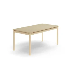 Pöytä DECIBEL 1600x800x720 mm, ääntä vaimentava korkeapainelaminaatti, koivu