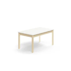 Pöytä DECIBEL 1200x700x590 mm, ääntä vaimentava korkeapainelaminaatti, koivu/valkoinen
