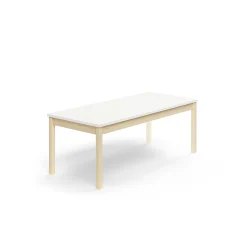 Pöytä DECIBEL 1600x700x590 mm, ääntä vaimentava korkeapainelaminaatti, koivu/valkoinen