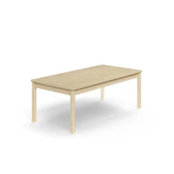 Pöytä DECIBEL 1600x800x590 mm, ääntä vaimentava linoleumi, koivu/beige