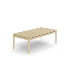 Pöytä DECIBEL 1600x800x530 mm, ääntä vaimentava linoleumi, koivu/beige