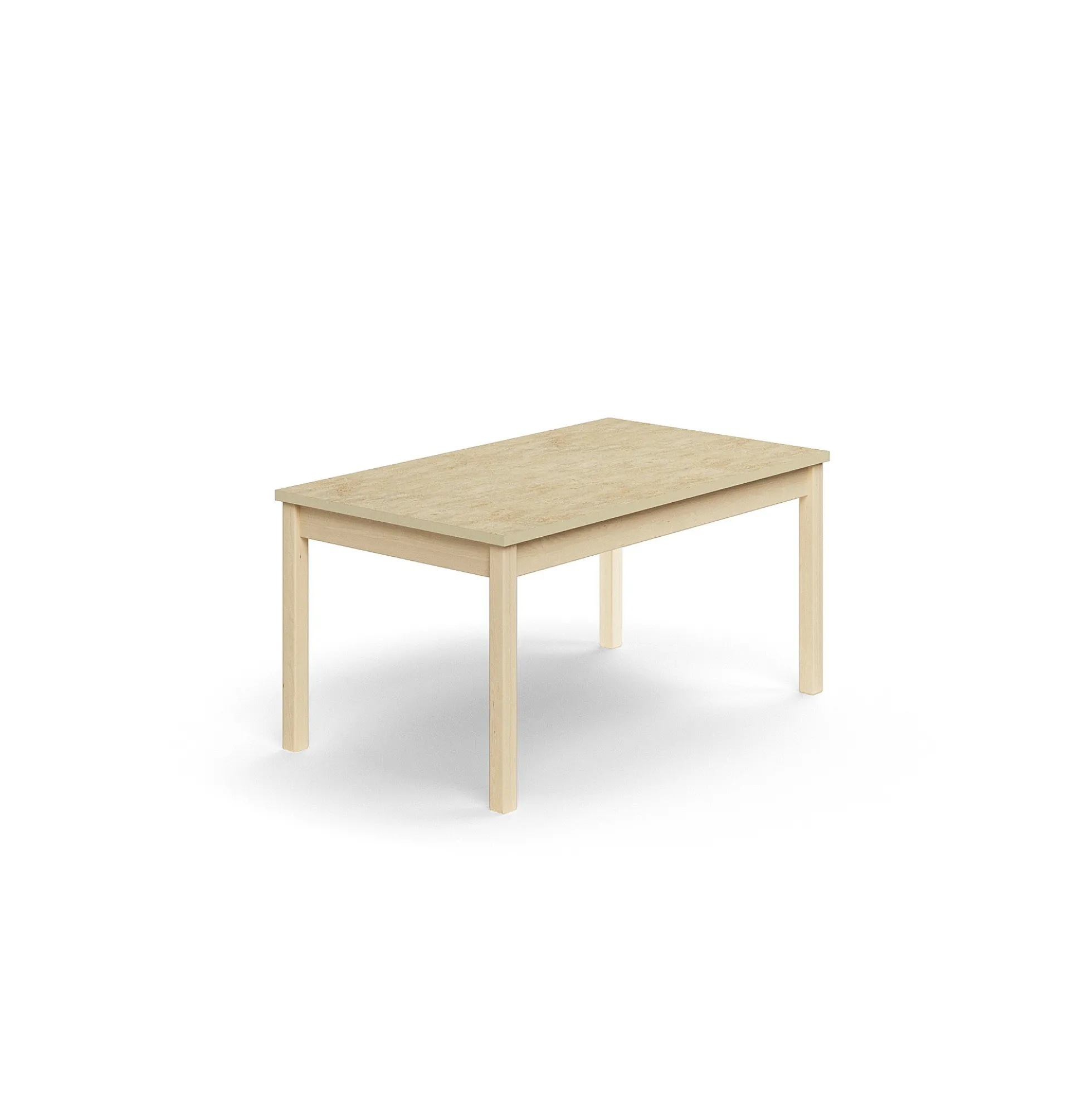 Pöytä DECIBEL 1200x700x590 mm, ääntä vaimentava linoleumi, koivu/beige