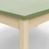 Pöytä DECIBEL 1200x800x530 mm, ääntä vaimentava linoleumi, koivu/harmaanvihreä