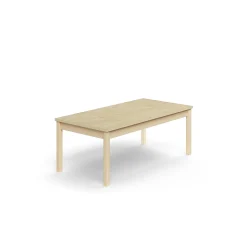 Pöytä DECIBEL 1400x700x530 mm, ääntä vaimentava linoleumi, koivu/tummanharmaa