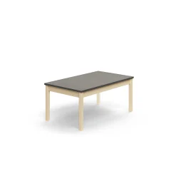 Pöytä DECIBEL 1200x700x530 mm, ääntä vaimentava linoleumi, koivu/tummanharmaa