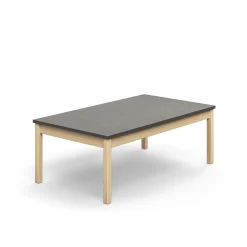 Pöytä DECIBEL 1400x800x530 mm, ääntä vaimentava linoleumi, tummanharmaa