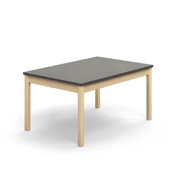 Pöytä DECIBEL 1200x800x590 mm, ääntä vaimentava linoleumi, tummanharmaa