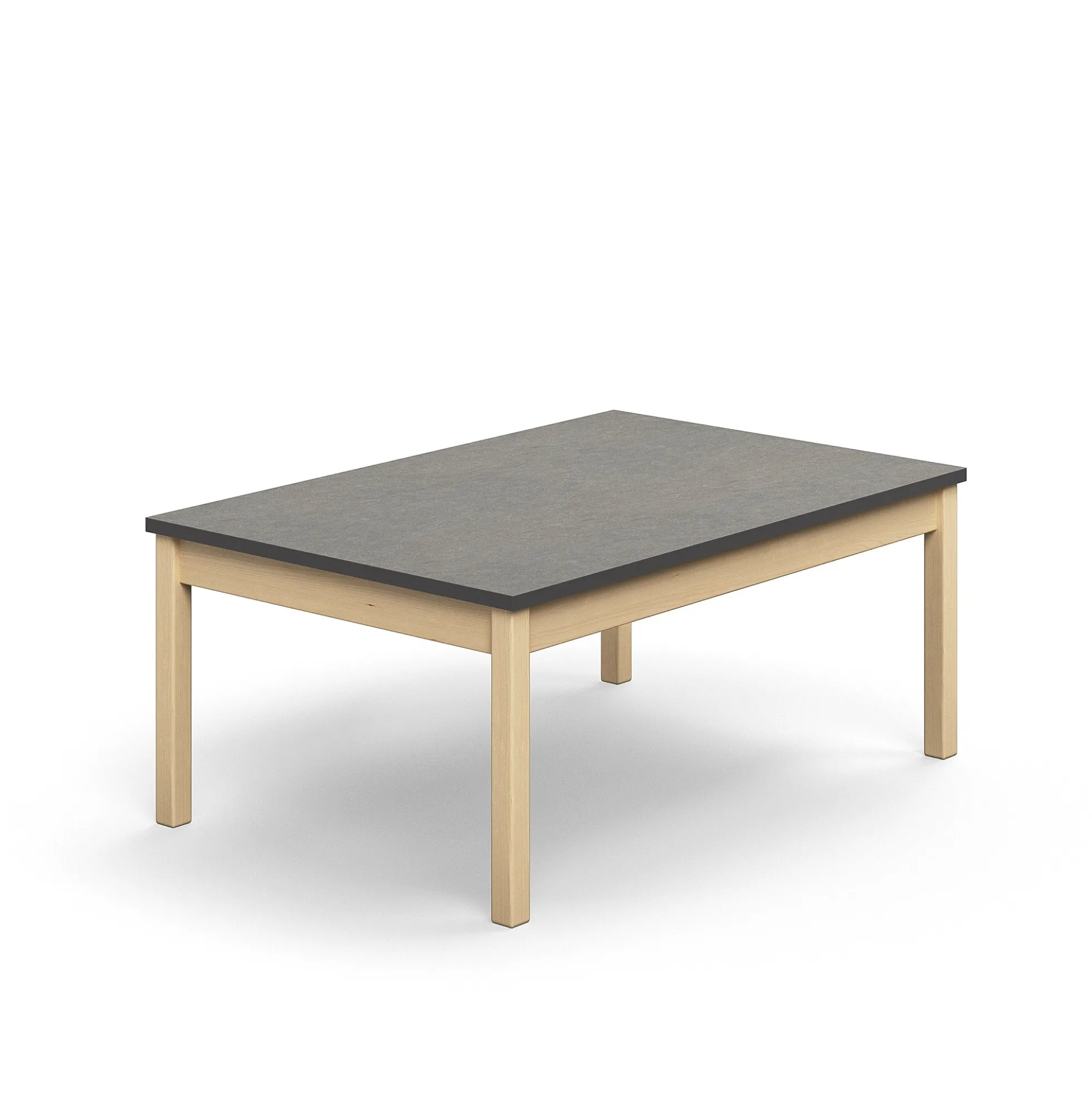 Pöytä DECIBEL 1200x800x530 mm, ääntä vaimentava linoleumi, tummanharmaa